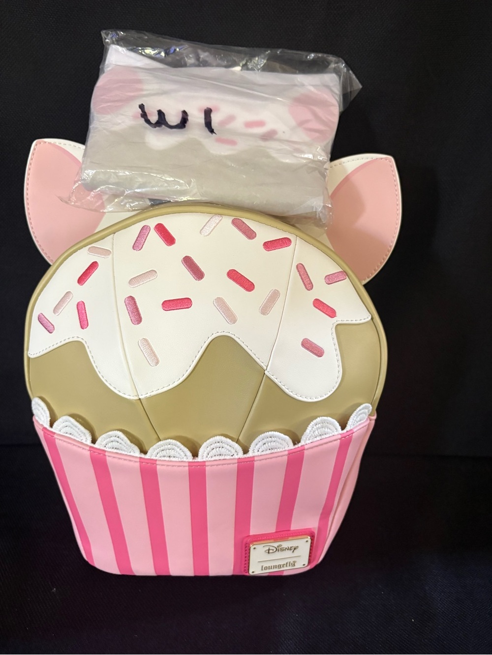 NWT Loungefly Disney Marie Cupcake Backpack with Matching Wallet